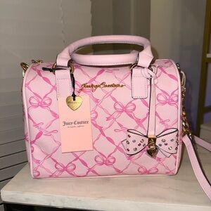 Juicy Couture Pink Bow Satchel